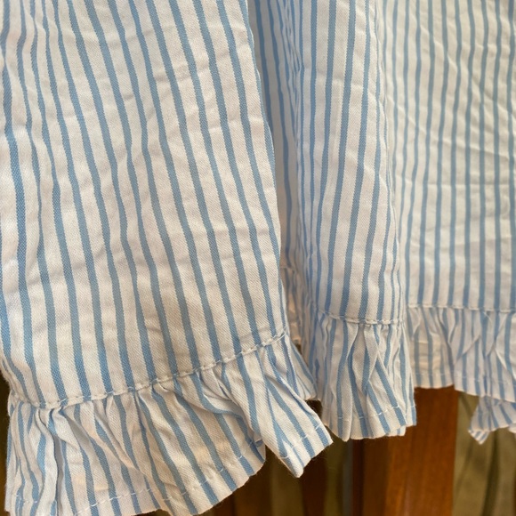 NWT And Now This, Women’s blue/white stripe short, size 2X - Picture 5 of 6